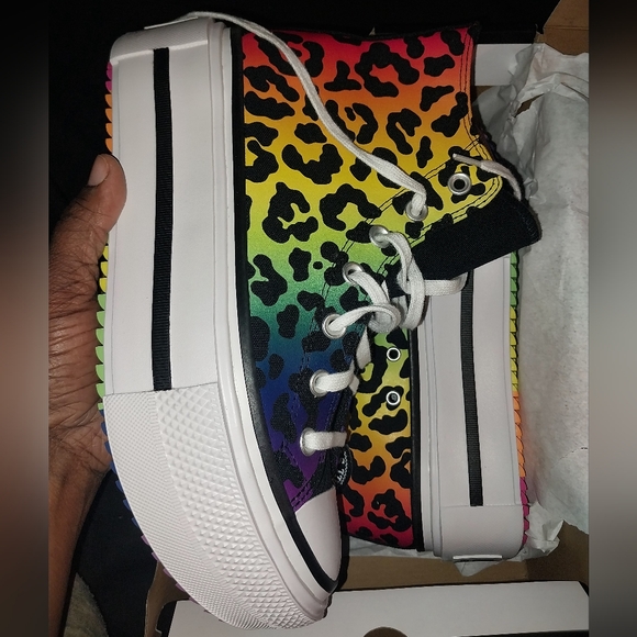 Converse Chuck Taylor All Star Lift Double Stack Platform High 'Pride 2025 - Picture 3 of 11